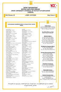 İnönü University Journal of the Faculty of Education