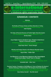 e-International Journal of Educational Research