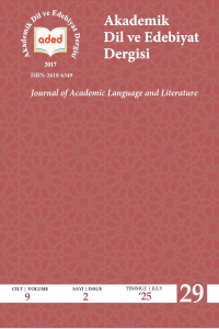 Akademik Dil ve Edebiyat Dergisi